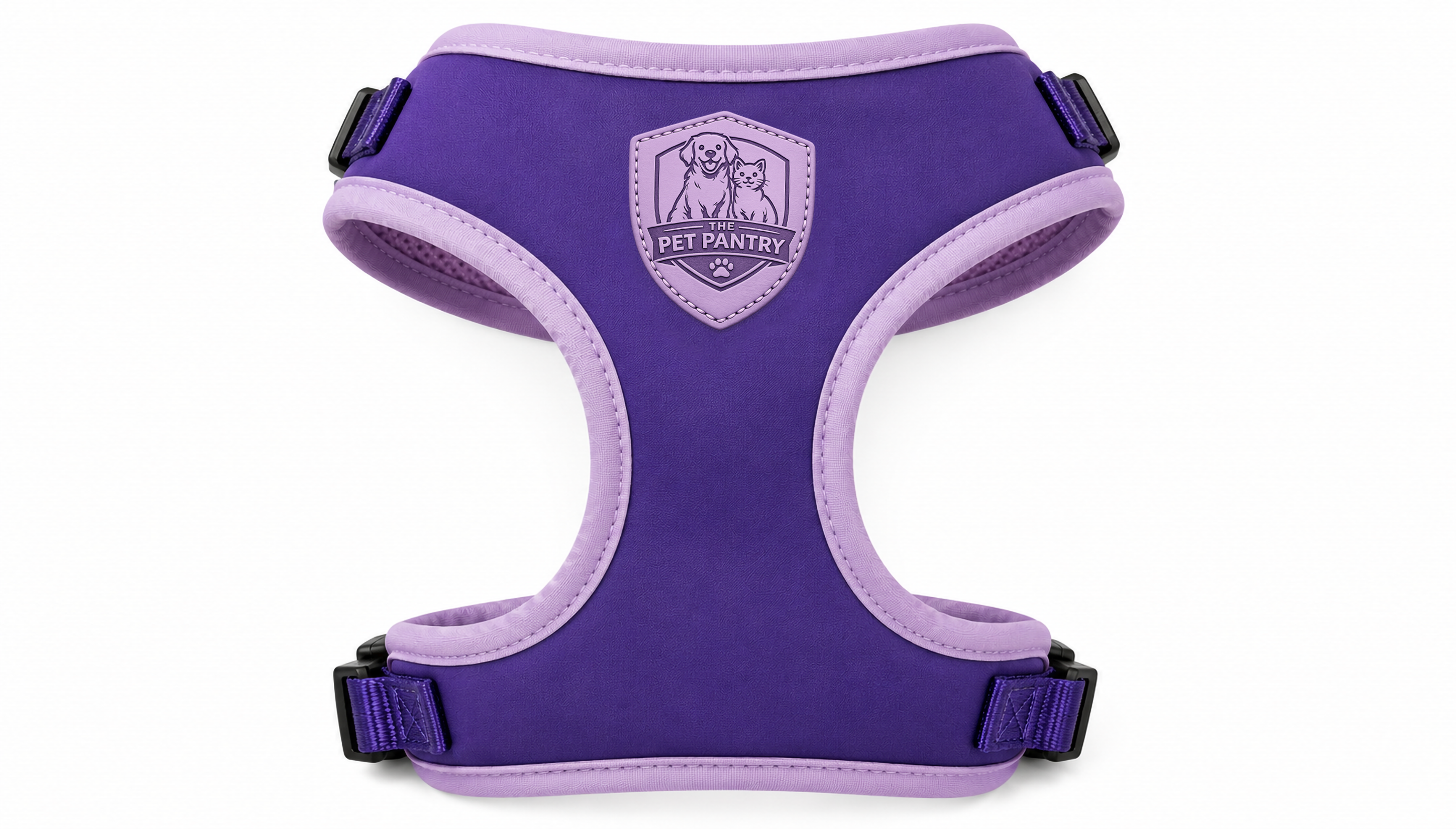 Premium Purple Soft Comfort No-Pull Dog Harness Vest for Small & Medium Pets